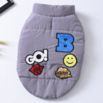 Patch Party Puffer Jacket for French Bulldogs