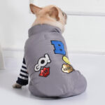 Patch Party Puffer Jacket for French Bulldogs
