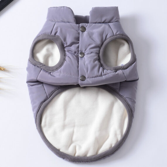 Patch Party Puffer Jacket for French Bulldogs