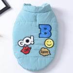 Patch Party Puffer Jacket for French Bulldogs
