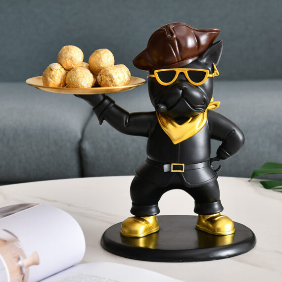 Pirate Paws Bulldog Butler – Frenchie Tray Holder