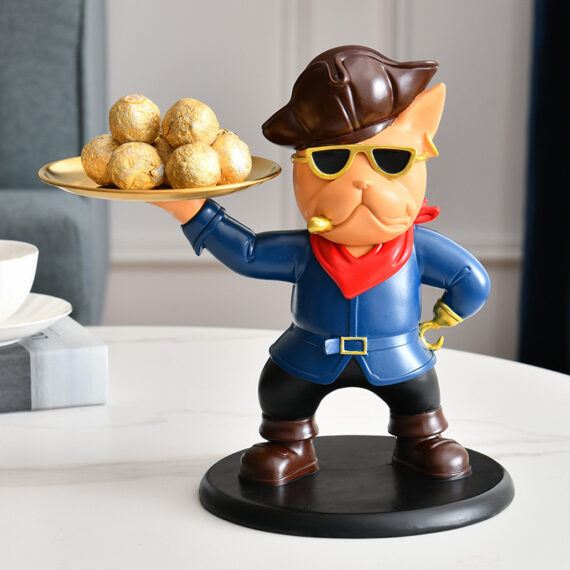 Pirate Paws Bulldog Butler – Frenchie Tray Holder