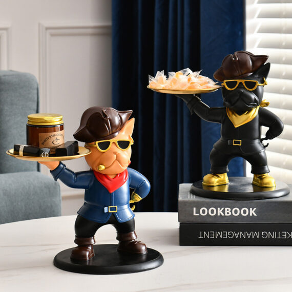Pirate Paws Bulldog Butler – Frenchie Tray Holder