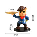 Pirate Paws Bulldog Butler – Frenchie Tray Holder