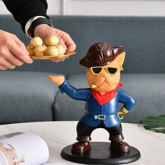 Pirate Paws Bulldog Butler – Frenchie Tray Holder