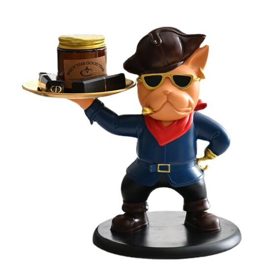 Pirate Paws Bulldog Butler – Frenchie Tray Holder
