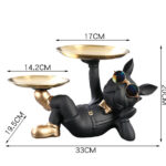 Posh Paws French Bulldog Tray Duo