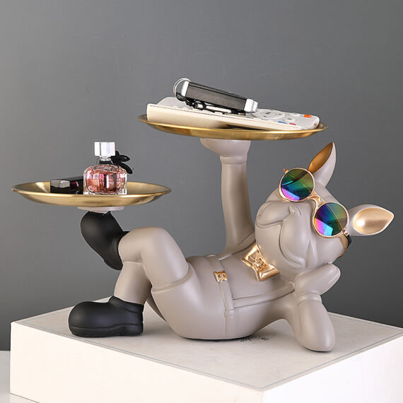 Posh Paws French Bulldog Tray Duo