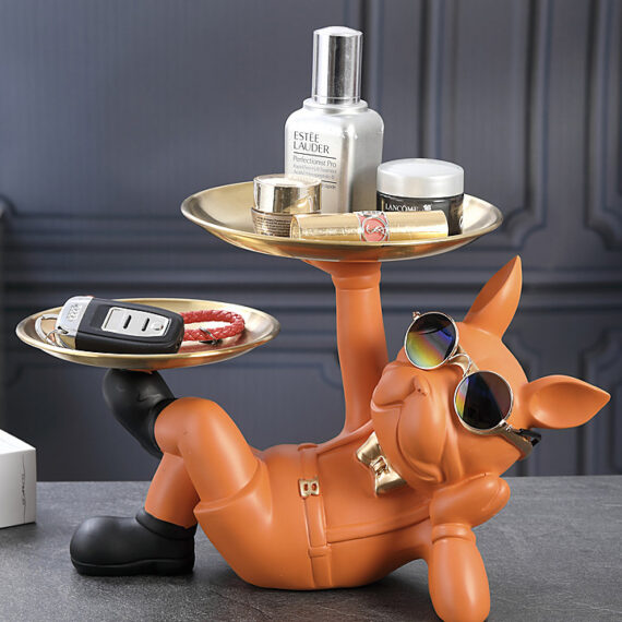 Posh Paws French Bulldog Tray Duo