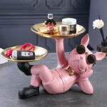 Posh Paws French Bulldog Tray Duo