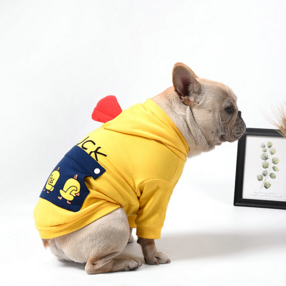 Quirky Duckbill French Bulldog Hoodie