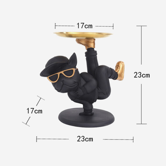 The Breakdance Bulldog Tray – Funky Decor for Frenchie Lovers