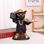 The Hip-Hop Frenchie Butler - Decorative Tray Holder for French Bulldog Lovers