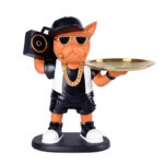 The Hip-Hop Frenchie Butler - Decorative Tray Holder for French Bulldog Lovers