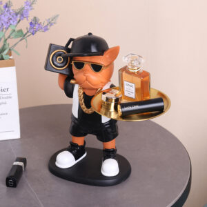 The Hip-Hop Frenchie Butler - Decorative Tray Holder for French Bulldog Lovers from BATPIG Pet Supply-5