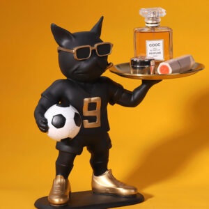 The Soccer Star Frenchie Butler – Decorative Tray Holder for Bulldog Lovers by BATPIG Pet Supply-4